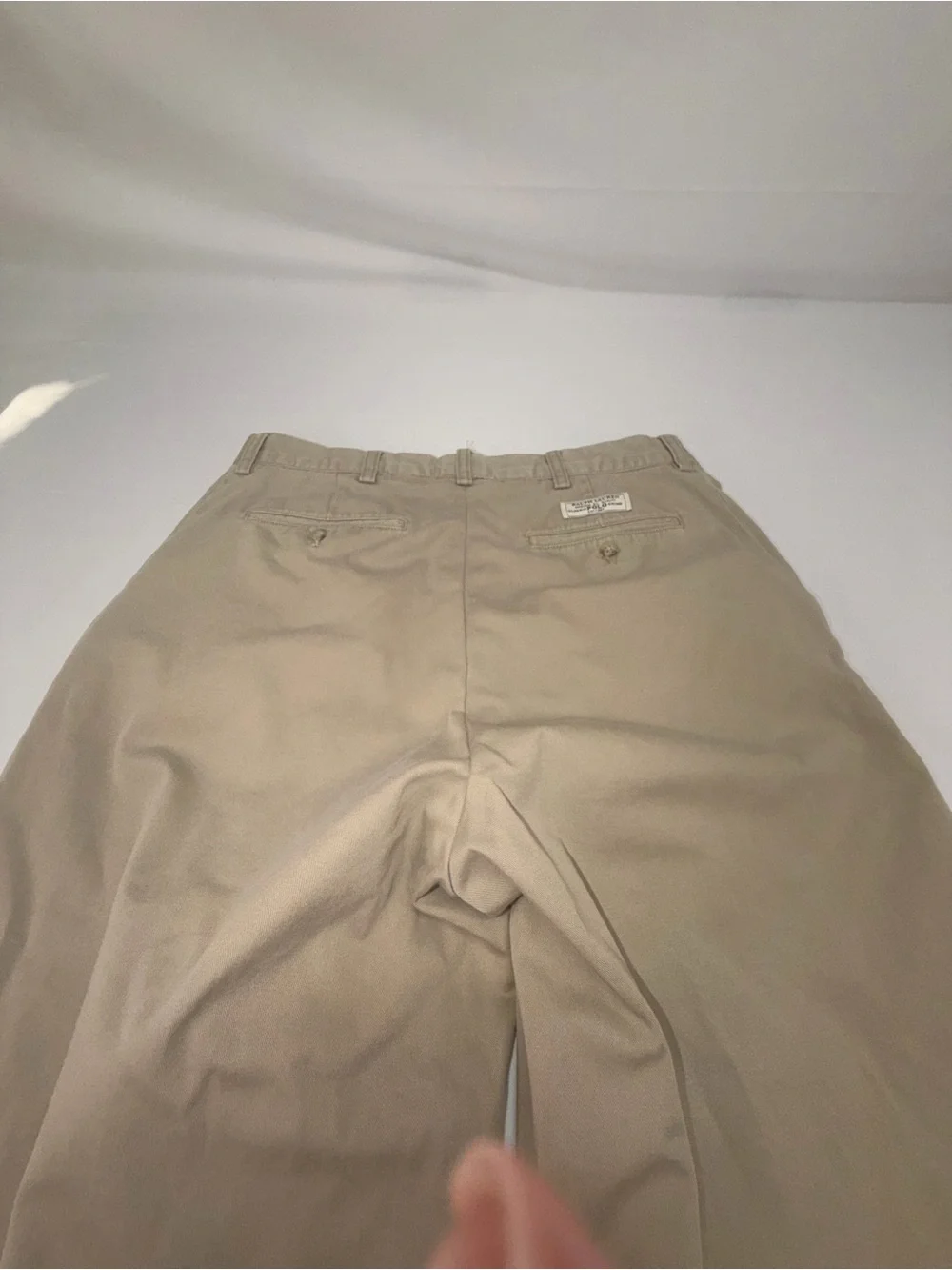 Polo Ralph Lauren Prospect Pants Mens 36x29 Khaki Tan Classic Chino 100% Cotton